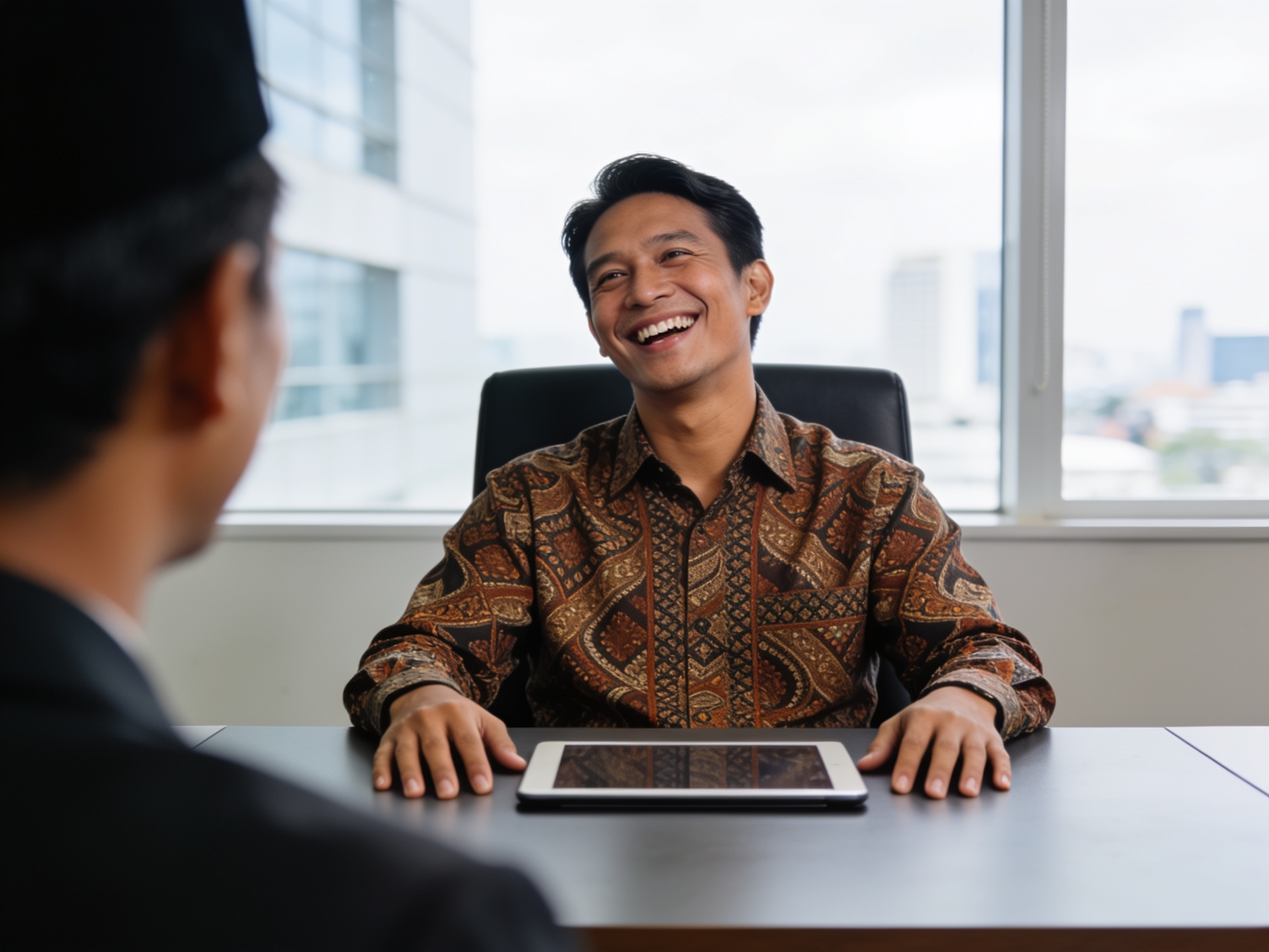 Strategi alokasi portofolio saham properti ditinjau ulang oleh penasihat keuangan di ruang meeting Jakarta.